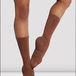 Bloch BlochSox Dance Socks, Brown, Adult Small